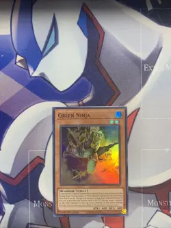 Yugioh! Green Ninja - PHHY-EN098 - Super Rare - 1st Edition Near Mint, English - Image 1