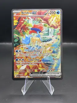 Pokemon Keldeo EX 167/086 Sv: White Flare Full Art Holo Special Illustration Ra… - Image 1