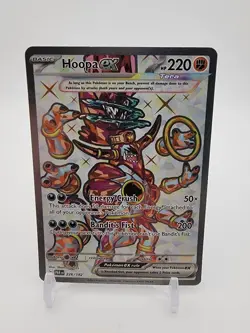 Pokemon Hoopa ex 226/182 Paradox Rift Scarlet & Violet Ultra Rare Full Art - Image 1