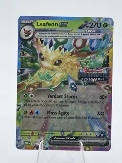 Pokemon TCG Leafeon EX 006/131 Prismatic Evolutions Stamped Holo - Image 1