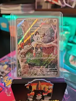 Pokemon Meowth 106/094 – Phantasmal Flames – English IR (Illustration Rare) - Image 5