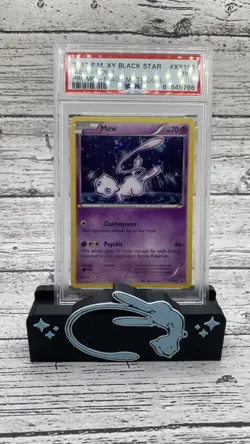 2017 Pokemon XY Mew Holo #XY192 Black Star Mage Mythical Collection Promo PSA 9 - Image 1
