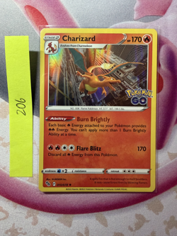 Pokemon GO TCG Charizard 010/078 Holo NM - Image 1