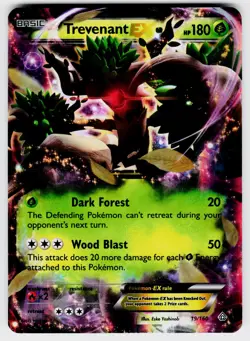 TREVENANT EX 19/160 HOLO EX RARE PRIMAL CLASH POKEMON NM/M - Image 1