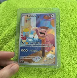 Pokemon Lickitung 180/162 SV05: Temporal Forces Holo Illustration Rare 100 HP - Image 1