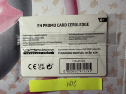 Pokemon TCG Ceruledge 040/091 Pokemon Day Stamped Promo Holo SEALED NM - Image 2