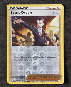 Boss's Orders 154/192 - Reverse Holo - Pokemon - SWSH Rebel Clash - Image 1