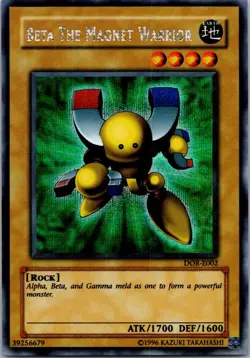 Yugioh Beta the Magnet Warrior DOR-002 Secret Rare NM - Image 1