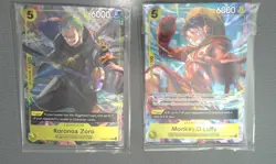 Monkey.D.Luffy OP07-109 Roronoa Zoro OP07-113 One Piece TCG Illustration Box - Image 1