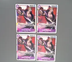 Silvers Rayleigh SR Op13-066 Playset ×4 One Piece TCG Carrying On His Will - Image 1