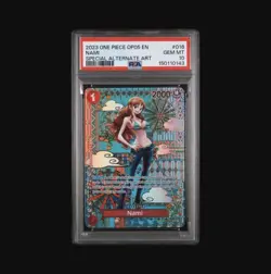 2023 One Piece OP05 EN Special Alternate Art #016 Nami PSA 10 GEM MINT - Image 1