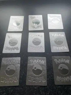 Pokemon Trading Cards loose Silver Novelty charizard cards. - Image 2