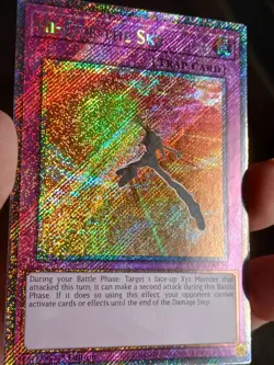 Yugioh Hi-Five the Sky RA04-EN239 Platinum Secret Rare 1st Ed Near Mint - Image 3