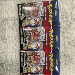 Pokemon TCG Rayquaza Booster Pack Lot 6 Sealed Packs 25 Cards Each Foil 2020 - Image 2