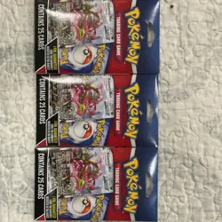 Pokemon TCG Rayquaza Booster Pack Lot 6 Sealed Packs 25 Cards Each Foil 2020 - Image 3