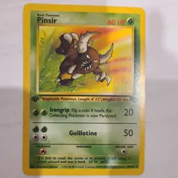 Pokemon Card TCG - Pinsir - 25/64 - Rare 1st Edition - Jungle 1st ed non-holo - Image 1