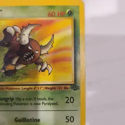 Pokemon Card TCG - Pinsir - 25/64 - Rare 1st Edition - Jungle 1st ed non-holo - Image 3
