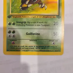 Pokemon Card TCG - Pinsir - 25/64 - Rare 1st Edition - Jungle 1st ed non-holo - Image 4