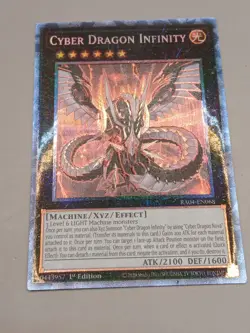 Yugioh Cyber Dragon Infinity RA04-EN068 Prismatic Collector's Rare NM - Image 2