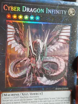 Yugioh Cyber Dragon Infinity RA04-EN068 Prismatic Collector's Rare NM - Image 3