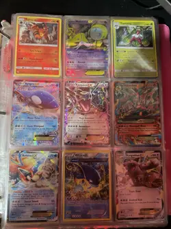Pokemon TCG Mixed Card Lot Binder Collection Pikachu Charizard Holo EX GX BREAK - Image 1