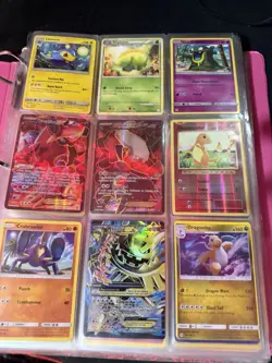 Pokemon TCG Mixed Card Lot Binder Collection Pikachu Charizard Holo EX GX BREAK - Image 3