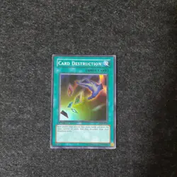 Card Destruction Super Rare 1st Ed LP SDY-A042 Yugioh - Image 1