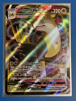 Boltund VMAX 104/264 - Pokemon Fusion Strike Holo Ultra Rare NM + Card Saver - Image 1