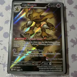 Pokemon TCG Alakazam 009 Pokemon Center Promo Holo English Card 2025 - Image 4