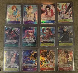 One Piece Card Game Illustration Box Vol 1, 2, 3, 4, 5, 6 Promos Set (12 cards) - Image 1