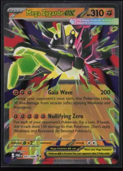 Mega Zygarde ex - 047/088 ME03: Perfect Order Ryo Ueda Art Pokemon TCG Card - Image 1