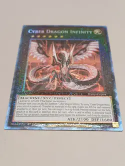 Yugioh Cyber Dragon Infinity RA04-EN068 Prismatic Collector's Rare NM - Image 1