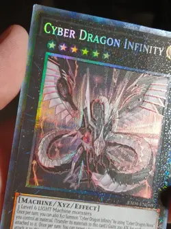 Yugioh Cyber Dragon Infinity RA04-EN068 Prismatic Collector's Rare NM - Image 3