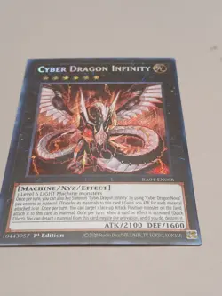Yugioh! Cyber Dragon Infinity Secret Rare - RA04-EN068 1st Edition - English - Image 1