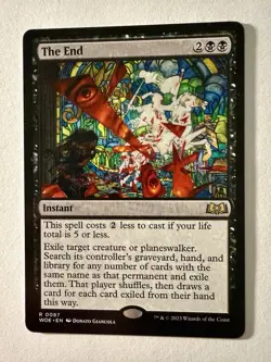 The End #87 (NM) Wilds of Eldraine WOE Magic MTG - Image 1