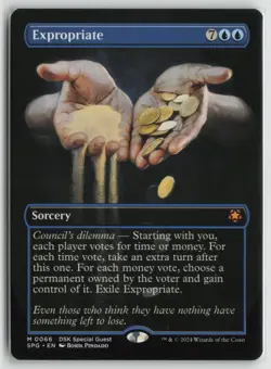 Expropriate (Borderless) Lightly Played Special Guests Magic: The Gathering - Image 1