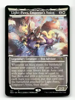 Light-Paws, Emperor's Voice (Showcase) Kamigawa: Neon Dynasty #367 - Image 1