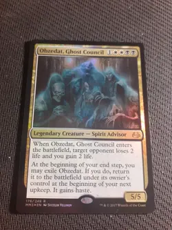 MTG - Obzedat, Ghost Council - Foil, Modern Masters 2017 - Image 1