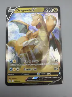 Dragonite V 049/078 Pokemon GO Holo - Image 1