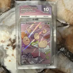 Pokemon TCG Exeggcute 192/191 Surging Sparks IR ACE 10 - Image 1