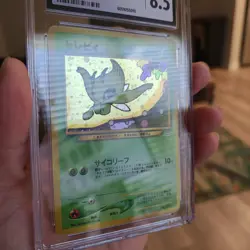 2000 Pokemon Japanese Neo Premium File 3 Holo Celebi #251 CGC 8.5 NM-MT+ - Image 5