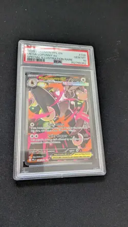 2025 POKEMON PFL EN-PHANTASMAL FLAMES #128 MEGA LOPUNNY EX PSA 10 - Image 1
