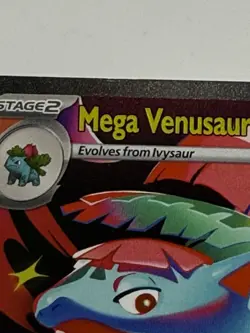 Pokemon TCG Mega Venusaur EX Card 177/132 Holo - Image 2