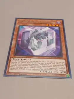 Yugioh! Clear Rage Golem - MZTM-EN038 - Rare - 1st Edition Near Mint, English - Image 1
