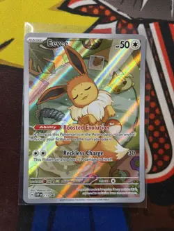 Pokemon Eevee Scarlet & Violet Promo 173 Full Art Holofoil NM/LP - Image 1
