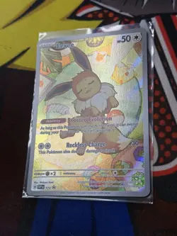 Pokemon Eevee Scarlet & Violet Promo 173 Full Art Holofoil NM/LP - Image 3