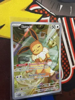 Pokemon Eevee Scarlet & Violet Promo 173 Full Art Holofoil NM/LP - Image 4