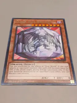 Yugioh! Clear Vice Dragon - MZTM-EN071 - Rare - 1st Edition Near Mint, English - Image 1