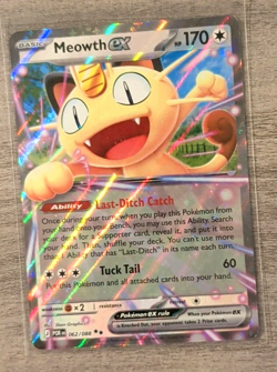 Pokemon Meowth ex 062/088 - Perfect Order (POR) - Double Rare Holo - NM - Image 1