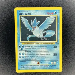 🔥 Articuno 2/62🔥 Original Holo Rare Fossil Set WOTC Pokemon Vintage Card 1999 - Image 2